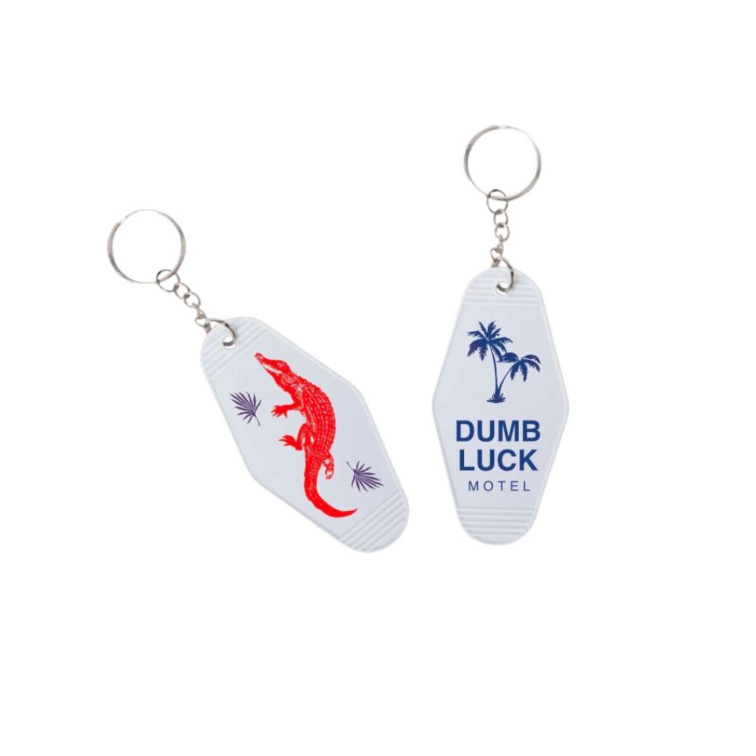 Dumb Luck Motel Keychain