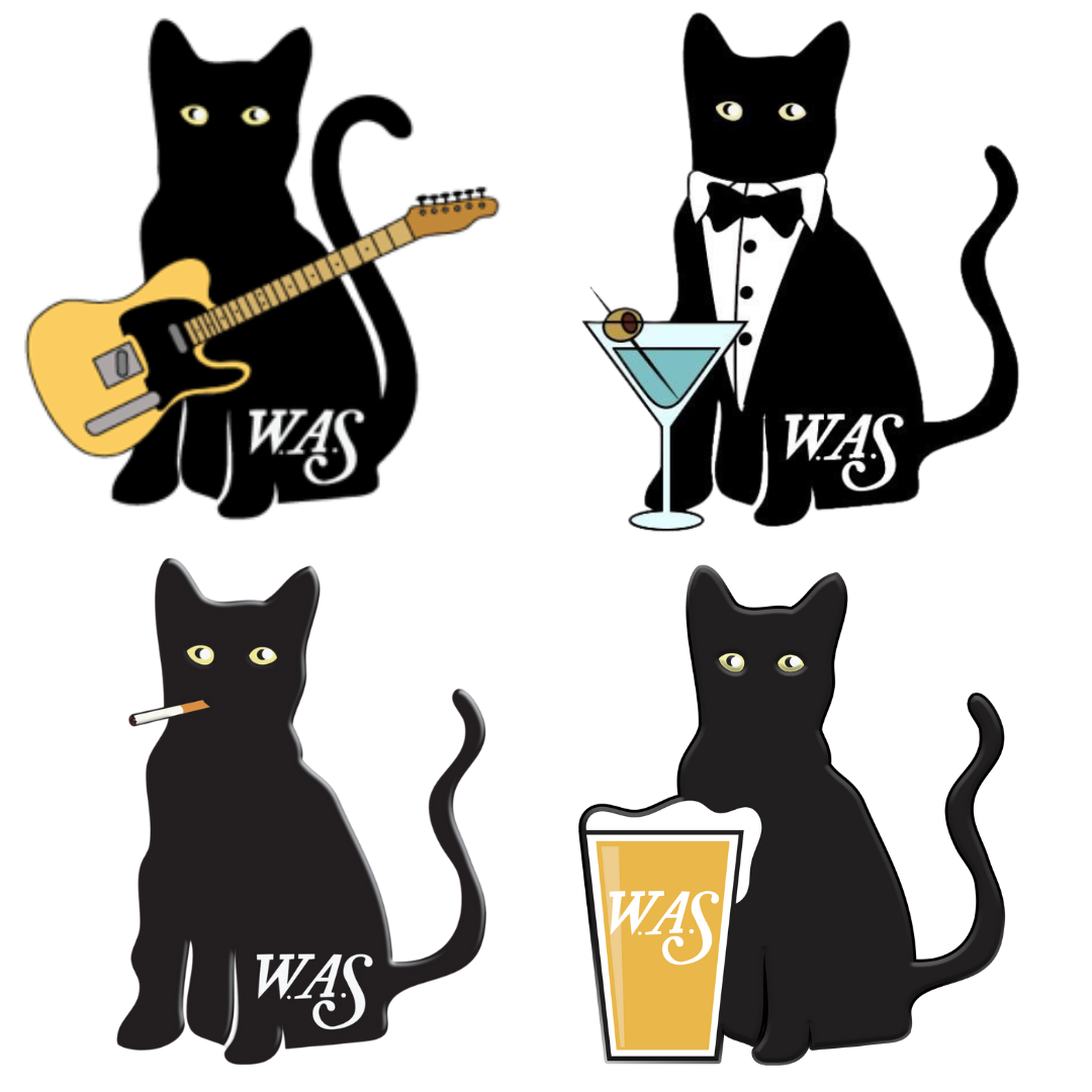Cat Herd (set of 4 cat pins)