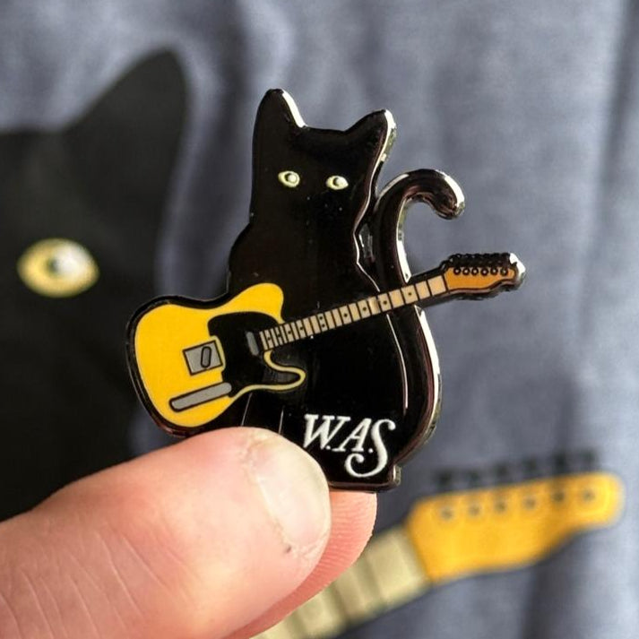 Guitar Cat Pin