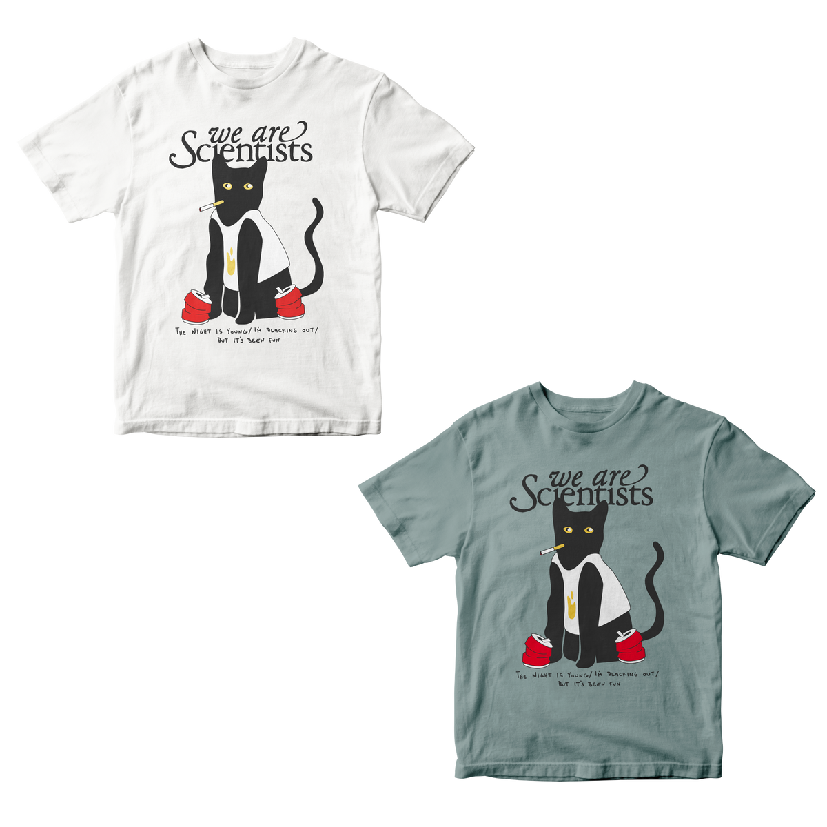 Washed Up Cat (This Scene Is Dead) T Shirt