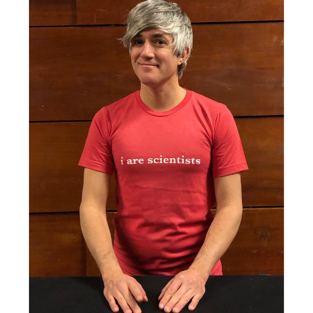 I Are Scientists - T Shirt (red/blue)