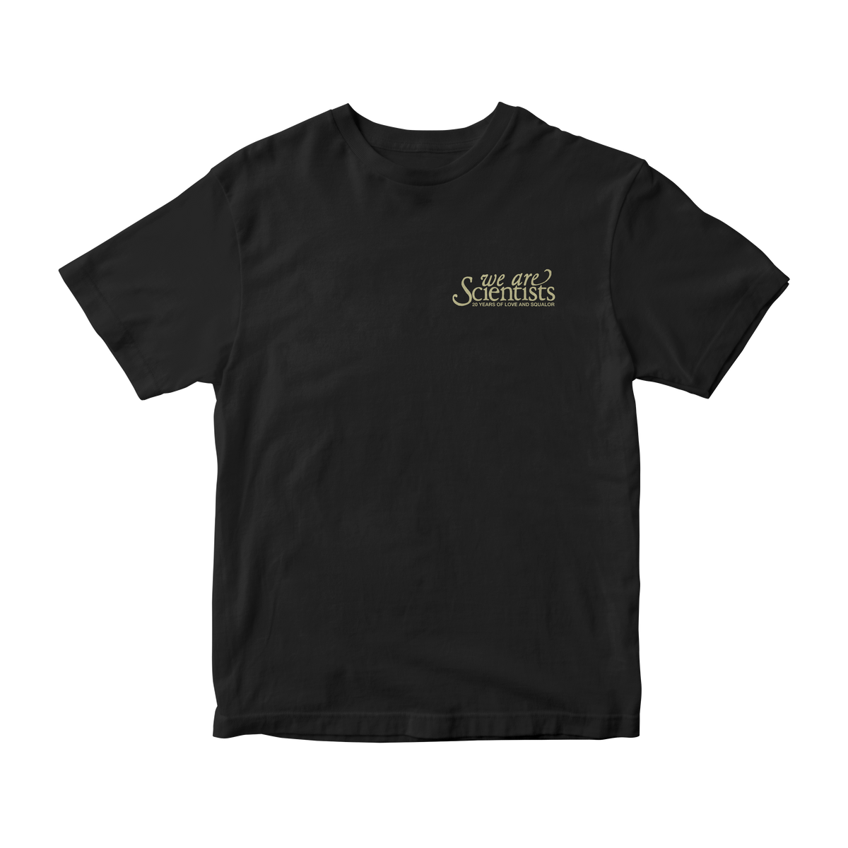 With Love and Squalor 20 Years T-Shirt - Black